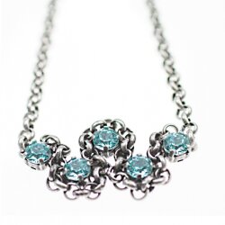 necklace setting for 6 mm Chatons Swarovski Crystals