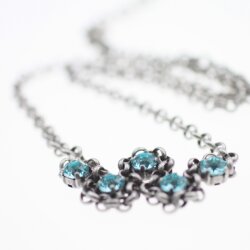 necklace setting for 6 mm Chatons Swarovski Crystals