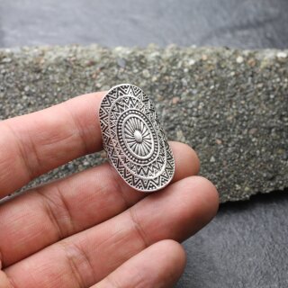 Large hot sale oval ring