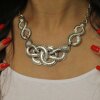 Infinity, Knot, Loop Necklace Statement Gothic Bohemian Medieval