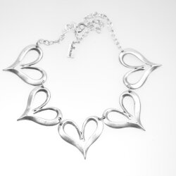 Heart and Love Necklace Statement Gothic Bohemian Medieval