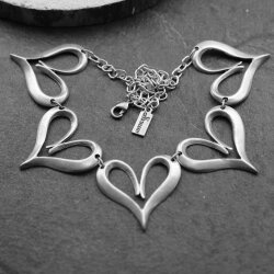 Heart and Love Necklace Statement Gothic Bohemian Medieval