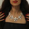 Blumen Hippie Kette Statement Gothic Mittelalter