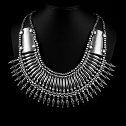 Opulente Kette Statement Gothic Mittelalter , Boho Style