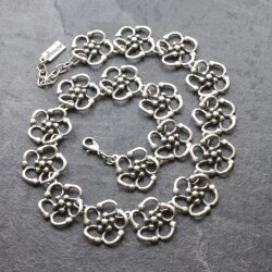 Flower Necklace Statement Gothic Bohemian Medieval