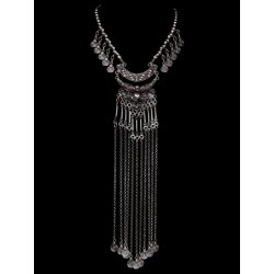 Orientalischer Look, Boho Style Kette Statement Gothic...