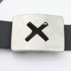 Belt Buckle Cross, maths, 7,4*5,4 cm