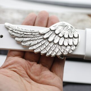 angel wing belt buckle