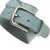 leather belts, 4 cm, 100 % Cow leather - Blau