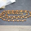 1 Meter Raw Brass Cupchain for Swarovski 1088, ss39 (8 mm) and 1122, 12 mm