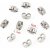 20 pcs. Butterfly Earring Back for Stud Earrings Jewelry DIY Making Earring Accessories