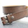 leather belts, 4 cm, 100 % Cow leather - Braun