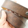 leather belts, 4 cm, 100 % Cow leather - Braun