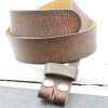 leather belts, 4 cm, 100 % Cow leather - Braun