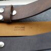 leather belts, 4 cm, 100 % Cow leather - Braun