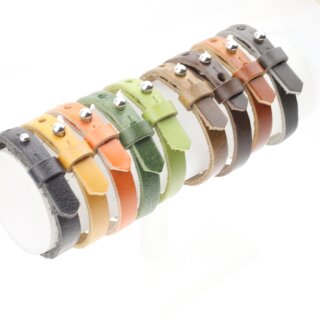 Leather on sale bangle bracelets