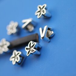 10 Starfish Sliders 9 mm (Ø 5 x 2.2 mm)