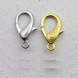 5 Schmuck Karabiner 29 x15 mm