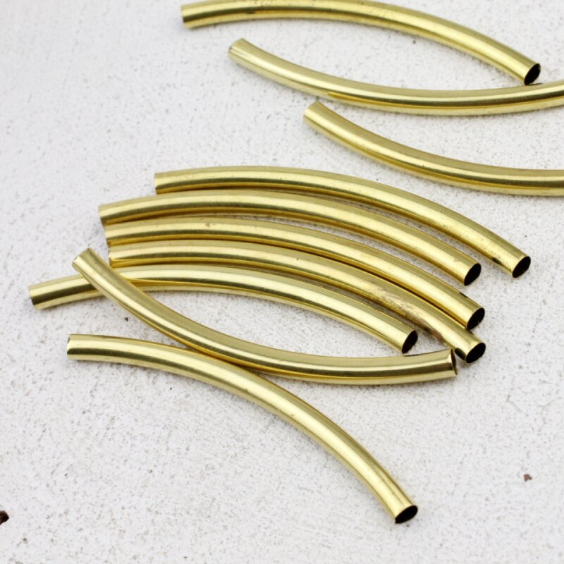 Curved hot sale tube beads