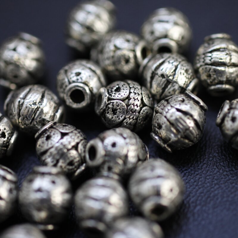 Large hole silver on sale beads