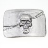 Gunmetal Belt Buckle Skull, Deaths head