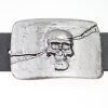 Gunmetal Belt Buckle Skull, Deaths head