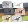 Gunmetal Belt Buckle Skull, Deaths head