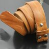 High-Class Leather Belts, 4 cm, 100 % Cow leather