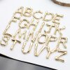 1 Bones, Bamboo Letter Pendant, Rosegold Y